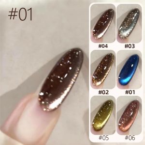 Sơn Móng Tay Gel Mắt Mèo MIANEL 10ML Màu Nâu Mùa Đông Màu Sô Cô La Đen Kết Cấu Hạt Thủy Tinh Công Thức Nhựa Tạo Hiệu Ứng Bóng Lâu Dài