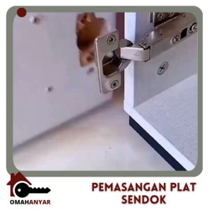 Penguat Plat Engsel Sendok 35mm Lemari Kitchen Set 1 pcs
