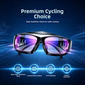 Dust UV Protection Day and Night Cycling Goggles