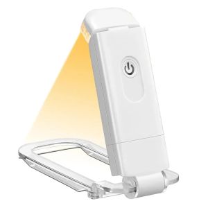 Mini Book Light LED USB ชาร์จโคมไฟอ่านหนังสือ Eye Protection Night Light แบบพกพาคลิปโคมไฟตั้งโต๊ะบุ๊คมาร์คอ่านไฟ