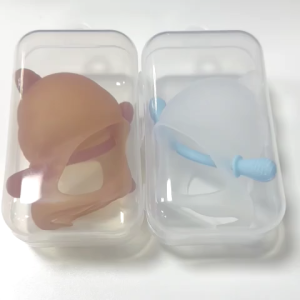 BPA-Free Silicone Baby Teether Toddler Chew Sensory Toys Rabbit Teething Newborn Mainan Gigit Bayi