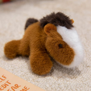 Kawaii Animals Plush Toy Fridge Magnet 14cm 18cm Soft Mini Stuffed Horse Duck Frog Cow Fox Soft Doll Kids Toys Birthday Gift