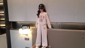 2pcs Kids Terno for Girls 6-16Y Kids Girl Terno ootd Suit Set Long Sleeves Korean Top+Pants Teenagers Outfit Sports Suit Girls Suit Korean