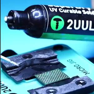2UUL SC55 SuperDry UV Solder Mask 10CC Quick Curing Repair Ink for Phone PCB Motherboard Jump Wire Welding