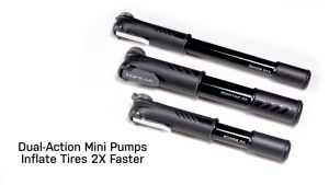 TOPEAK ROADIE DAX DUAL ACTION PUMP - 120 PSI