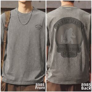 Aged Washed Cotton T-Shirt