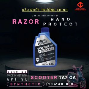 Thùng Nhớt Razor Nano Protect Scooter 4T 10W40 MB  dành cho xe ga