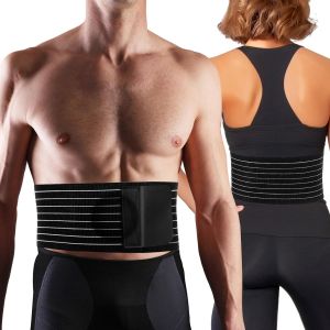 Hernia Belt for Men&Women Post-Surgery - Adjustable Abdominal Binder for Hernia with Compression Pad Plus Size