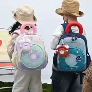 GrowSafe 2026 New Cartoon Kids Backpack Kindergarten School Bag with Free Pendant for Boys Girls Age 3 to 6