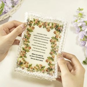 1Roll/3Roll PET Tape Handbook Supplies Collage Material DIY Embroidered Dream Flower Tapes Adhesives Decorative 35mm*2m