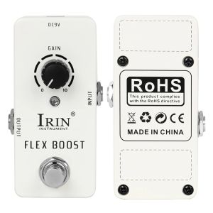 IRIN | IRIN Flex Boost Electric Guitar Effects Pedal Stimulus Effects Flex Boost True Bypass Pedal RS-14 Guitar Accessories Parts