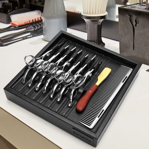 Giá Để Đồ Cắt Tóc Màu Đen Giá Để Dụng Cụ Tiệm Cắt Tóc Khay Trưng Bày Dụng Cụ Làm Tóc Giá Để Kéo Cho Nhà Tạo Mẫu Tóc