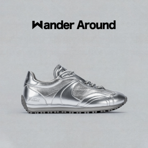 Silver Thick Bottom Casual Deqin Shoes Womens Style Wander around LUNA Series Comfortable Fashionable Sporty Flat Heel