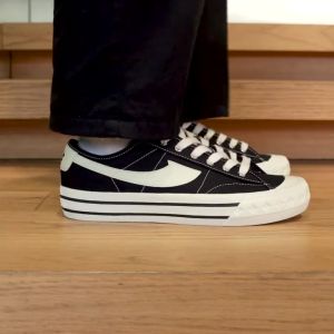 (BISA COD) SEPATU COMPAS RETROGRADE BLACK WHITE LOW - SEPATU CASUAL SNEAKERS READY SIZE 36-44