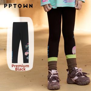PPTOWN | Elastic Slim Fit Girls Pants