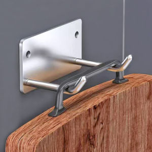 Stainless Steel 304 Wall Mounted Cutting Board Hook Kitchen Special-purpose Holder Heavy Duty Adhesive Hook for Storage Organization