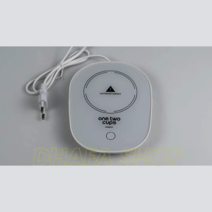 BARU One Two Cups Tatakan Gelas Pemanas Coffee Cup Warmer Heating Pad 220V - NN201