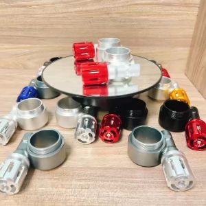 Cặp Núm HPA Factory tăng chỉnh độ nặng nhẹ phuộc trắng núm vàng dùng cho phuộc ohlinsyssnitronrcb....