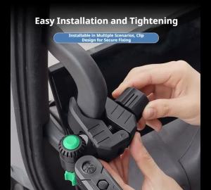 Truck Phone Mount Heavy Duty Shockproof Cell Phone Holder Multi Angle Adjustable Universal Bracket For Truck Excavator Forklift