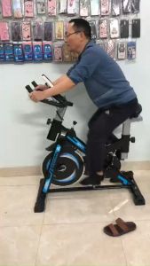 Xe đạp thể dục tại nhà  GH 118 có ĐO NHỊP TIM kèm kệ để điện thoại lò xo giảm sốc  Kèm video hình ảnh thực tế .