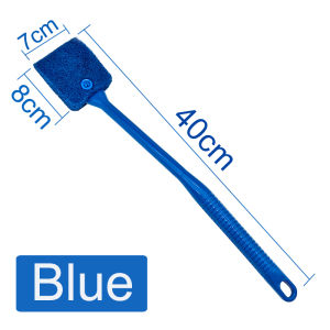 Aquarium Cleaning Brush Water Tank Glass Cleaner Long Handled Wide Sponge Brush Fish Tank Tool For Removing Stubborn Algae