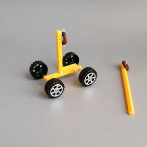 Đồ chơi giáo dục xe đẩy nam châm lắp ráp ô tô chạy bằng nam châm dùng học Stem steam DIY - HM0497