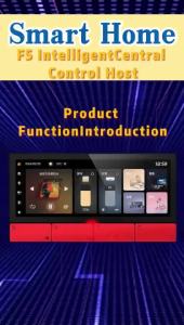 ANJIELO Smart 6-inch IPS display central control panel tuya device supports Bluetooth Zigbee control scene touch screen LCD Panel Knob