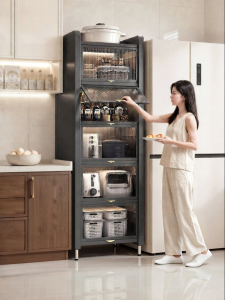 Watthour | Narrow Space Fitting Multifunctional Kitchen Storage Rack