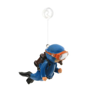 Aquatic Delight: Floating Diver Ornaments for Your Aquarium