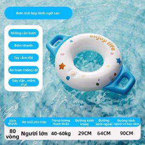 EnjoyLife | Vòng Phao Bơi Dày Đặc Biệt Chống Lật cho Người Lớn và Người Nặng