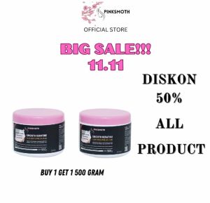[ PROMO PINKSMOTH ] BUY 1 GET 1 DAPAT 2 PINKSMOOTH KERATIN PELURUS RAMBUT TANPA CATOK BPOM