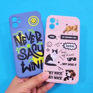 เคสนิ่มสีพาสเทลSamsung A05 A06 A12 A36 A55 S25Ultra TPU กันเลนส์กล้อง พิมพ์ลายการ์ตูน
