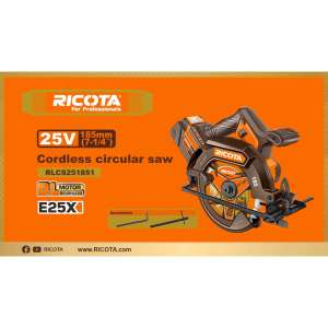 RICOTA เลื่อยวงเดือนแบตเตอรี่ไร้สาย 25V รุ่น RLCS251851 RLCS2518511
