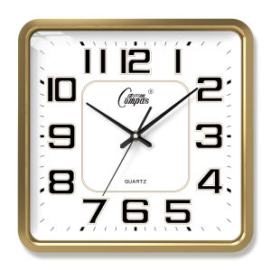 Compas | Silent Calendar Display Minimalist Elegant Living Room Wall Clock