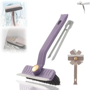 Rotating Multi-Function Crevice Cleaning Brush Kitchen Toilet Tile Joints Dead Angle Crevice Gap Cleaner Brush for Shower Floor