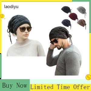 Mũ Len Mùa Đông Dệt Kim Cho Cả Nam Và Nữ Mũ Len Đa Năng Mũ Len Trùm Đầu Mũ Len Giữ Nhiệt Có Đệm Lông Cừu Mũ Len Giữ Ấm Khăn Choàng Cổ Mũ Giữ Ấm Tai Đầu Cổ