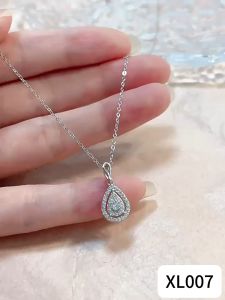 Jewelry สร้อยคอแฟชั่น สร้อยคอเพชร สร้อยคอหยดน้ำ สร้อยคอผู้หญิง หรูหรา BWX007 ปรับขนาดได้เอง