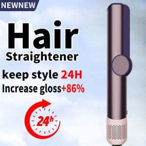 2 IN 1 Professional Hair Straightener & Hair Dryer Styling Tool Negative Ion hairdryer Iron Long-Lasting airstrait