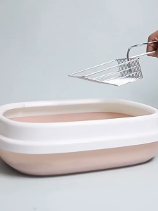 Large Metal Cat Litter Scoop Heavy Duty Cat Sand Shovel / Scooper Penyodok Tandas Kucing for Home Cat Care