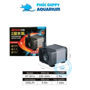 Máy Bơm Nước ATMAN AT-301S/302S/303S/304S/305S/306S | Máy Bơm Nước Bể Cá Tiết Kiệm ĐiệnHiệu Suất Cao