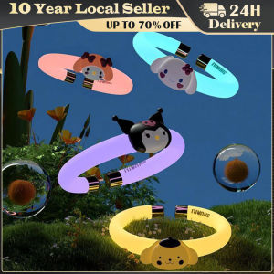 Anime Sanrio Hello Kitty My Melody Cinnamoroll Kawaii Mosquito Repellent Kuromi Wristband Cute Outdoor Plant Bracelet Gifts Toys