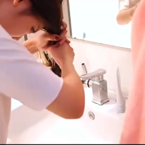 ผ้าเช็ดผมนาโน หมวกคุมผมแห้งเร็ว ดูดซับน้ำ สัมผัสนุ่มละมุ่น-มีกระดุมติด หมวกผมแห้ง ผ้าคลุมผมแห้งไว ส่งไวจากไทย