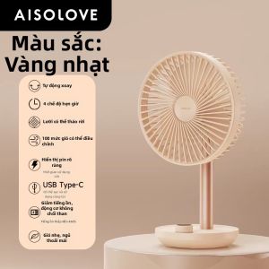 SOLOVE | Quạt Tích Điện Để Bàn SOLOVE F5 Tự Động Xoay Pin Lên Đến 10000mAh Siêu Êm