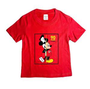 Baju Kaos Anak Laki-laki Umur 1-8 Tahun Motif Mickey Bahan Katun Tebal Nyaman dipakai