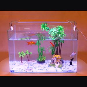 LED Fish Tank Lamp Aquatic Plant Light 18-90cm Tricolor Aquarium Light Too Many LED Beads
