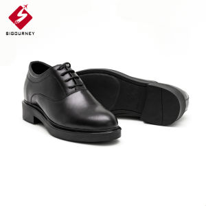 Giày NamTăng Chiều Cao 7cao Dáng Chunky Oxford SIGOUNREY Da Bò Đế Cao Su SIG-50 Bảo Hành 18 Tháng
