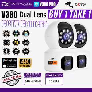 Dual Lens CCTV Camera Wireless Wifi Connect 4K HD IP Security Camera Two-Way Audio Night Vision Surveillance