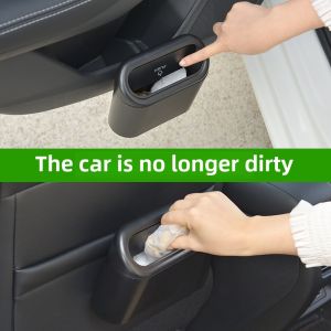 For Kia Carnival Sedona Ceed 2006~2014 Car Door Seat Clip Stand Holder Storage Box Square Pressing Hanging Trash Can Accessories