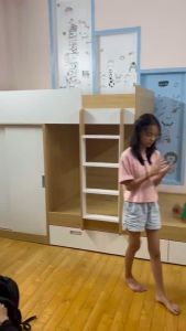 Giường Tầng Đa Năng 1m2 Kết Hợp Tủ Quần Áo GT-289