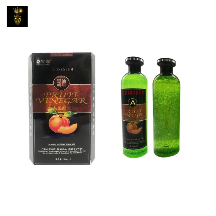 Fruit Vinegar For 5 Bottle Natural Black Hair Colour Lazada